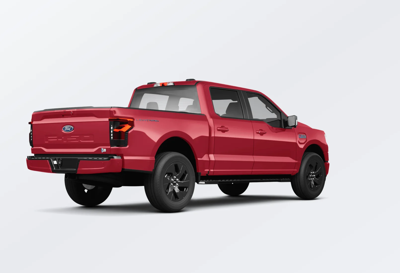 Ford F-150 Lightning 2025 lease deal in NYC — rear view