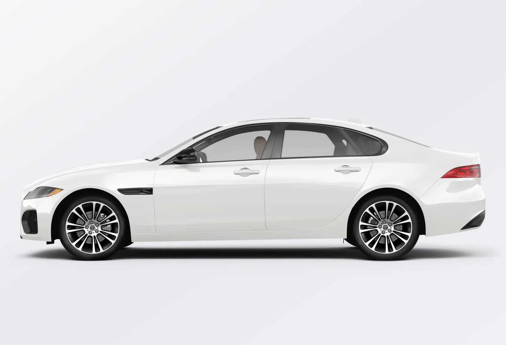 Jaguar XF 2024 lease deal in NYC — side view