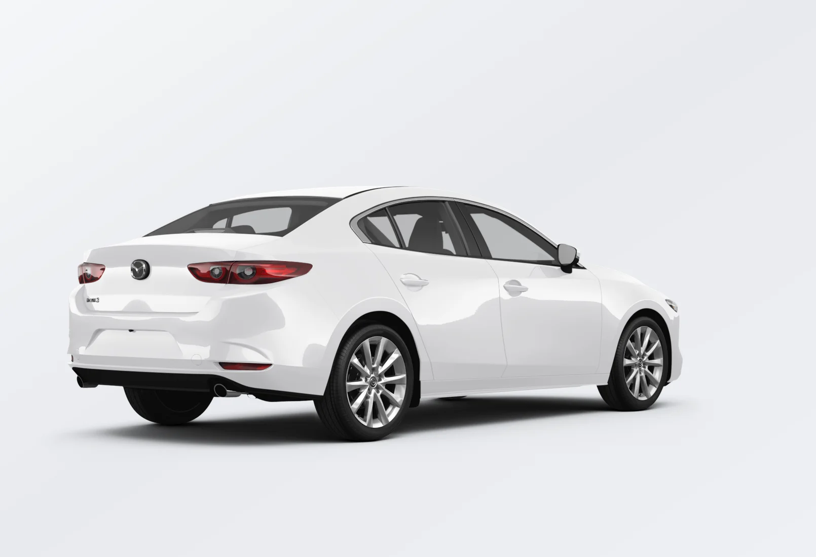 Mazda Mazda3 Sedan 2026 lease deal in NYC — rear view