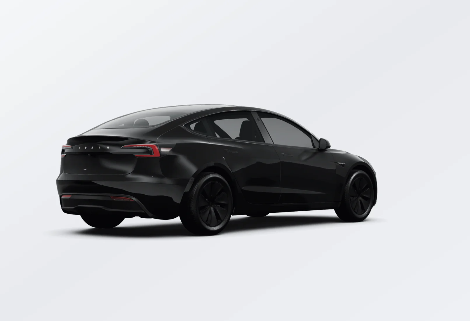 Tesla Model 3 2025 lease deal in NYC — rear view